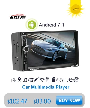 Excellent 7 inch Android 6.0 System Full HD 1080P MP5 Player with GPS Navigaton Wifi Bluetooth USB 2 Din Multimedia DVD Player For Toyota 5