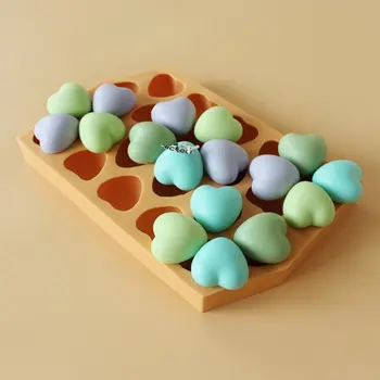 

Silicone Soap Mold Rectangle Heart Shape DIY Chocolate Candy Cake Cookie Cupcake Ice Cube Mould