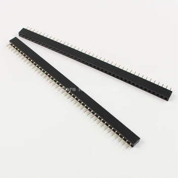 

250Pcs Per Lot 2mm 2.0mm Pitch 40 Pin Female Single Row Straight Pin Header Strip