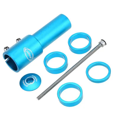 Flash Deal Mountain bike front fork head tube height increaser Extender upright bicycle accessories 121cm Front Fork Height Increaser 3
