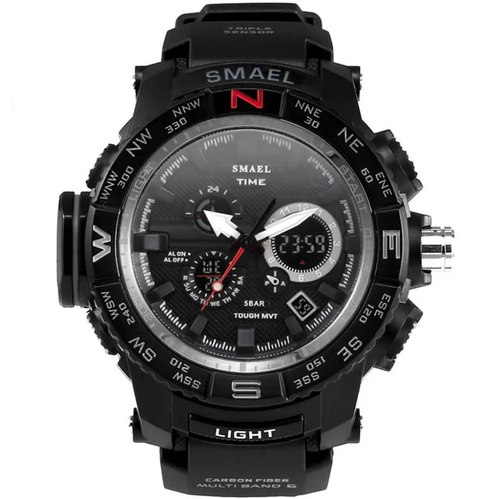 

New Arrival Men Watches Sport Wristwatch Movement Multi-functional Electronic Digital Fashion Strap Clock Relogio Masculino@50