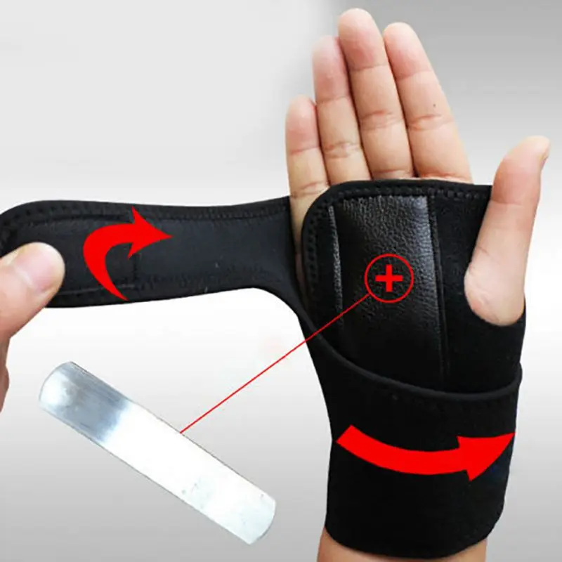 Фитнес носимый бинт ортопедический Фиксатор руки браслет поддержка палец шина карпальный туннельный синдром 1