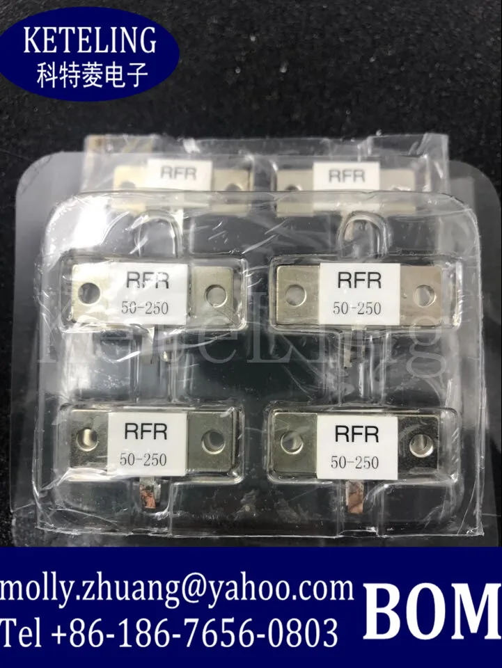 

Free Shipping 10PCS/LOTS New RFR50-250 RFR-50-250 RFR 50-250 250W 50R 50 Ohms 250 Watt Single PIN