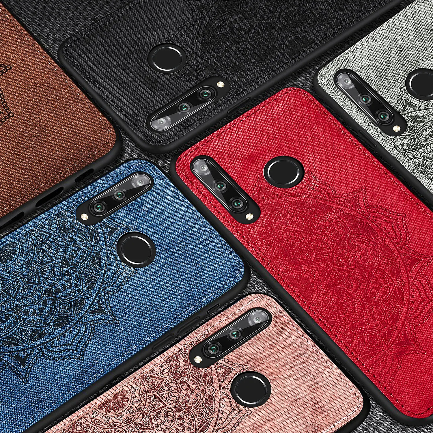 Чехол для Huawei Honor 10i тонкий тканевый Мягкий защитный чехол P Smart Plus 2019 |