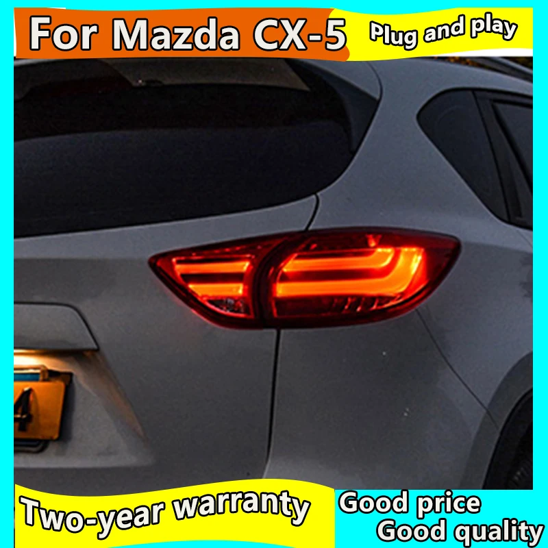 Car Styling for Mazda CX-5 Taillights 2013-2018 for Mazda CX-5 LED Tail Lamp Rear Lamp DRL+Brake+Park+Signal led lights