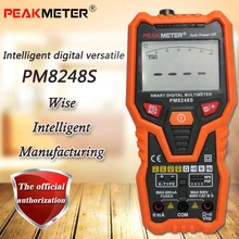 Цифровой мультиметр PEAKMETER PM8248S интеллектуальный Измеритель
