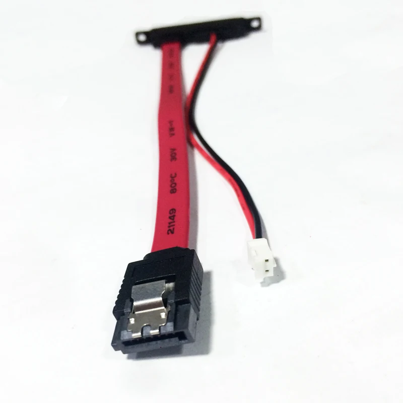 

2-in-1 7Pin SATA DATA + 2Pin FDD Floppy Power Combo 7+15 Pin 22P SATA Conjoint CD/DVD HD Cable