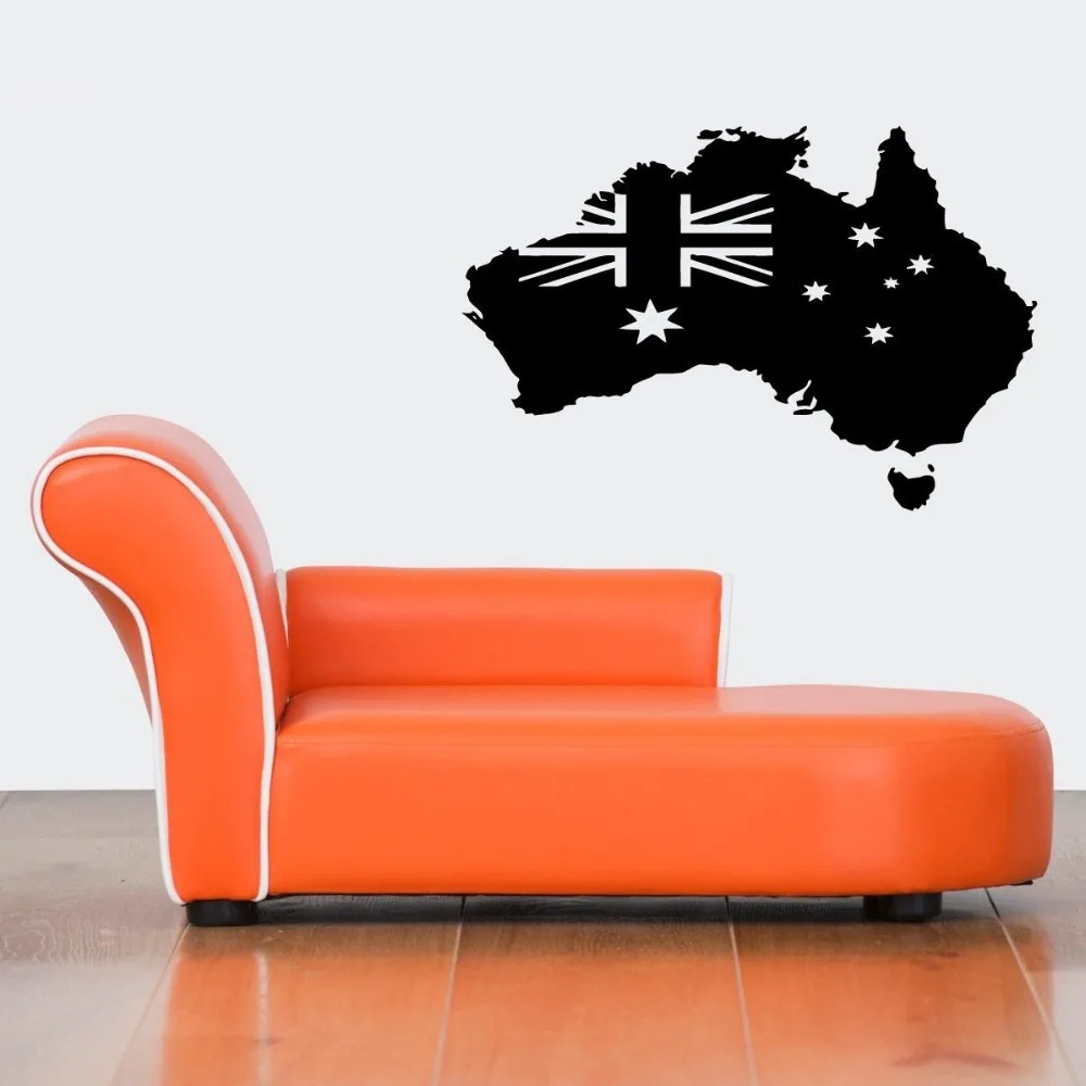 Wall Vinyl Sticker Decals Mural Design Art Australia Flag ...