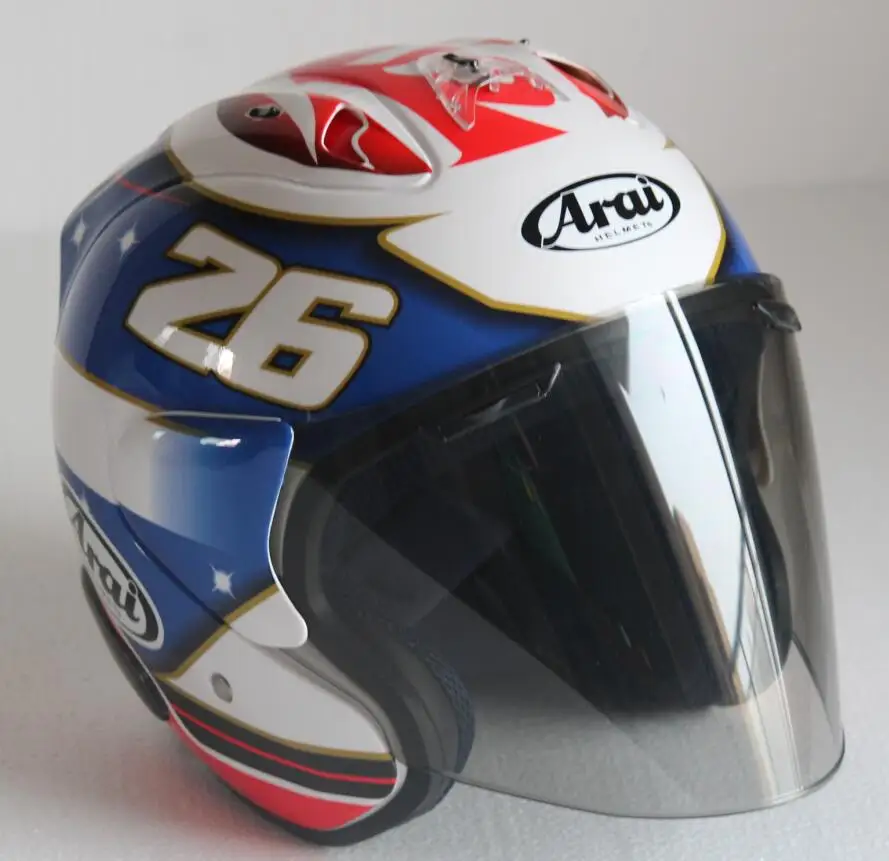 Лидер продаж ARAI 3/4 шлем мотоциклетный половина шлем открытым уход за кожей лица шлем-каска Мотокросс Размеры: S M L XL XXL, Capacete - Цвет: Design 12