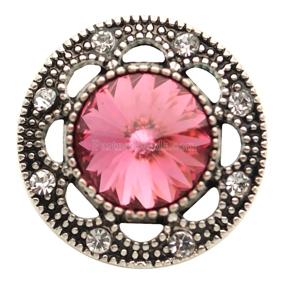 High quality 20mm metal button charm snaps button for ginger snaps