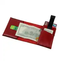 ZEEKER New Design Tri-fold Leather Wallet Pull-out Card Wallet Handmade Mini Leather Wallet