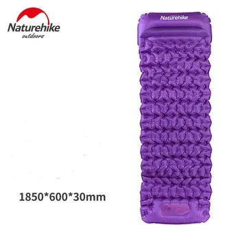 

Naturehike Manually Press Inflatable Mattress TPU Ultralight Camping Mat 20D Nylon Tent Outdoor Tarps Patent Sleeping Pads 585g
