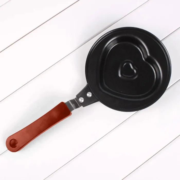 Нержавеющая сталь любовь омлет горшок здоровый антипригарный нержавеющая сталь сковорода экологическая сковорода для жарки любовь L0319