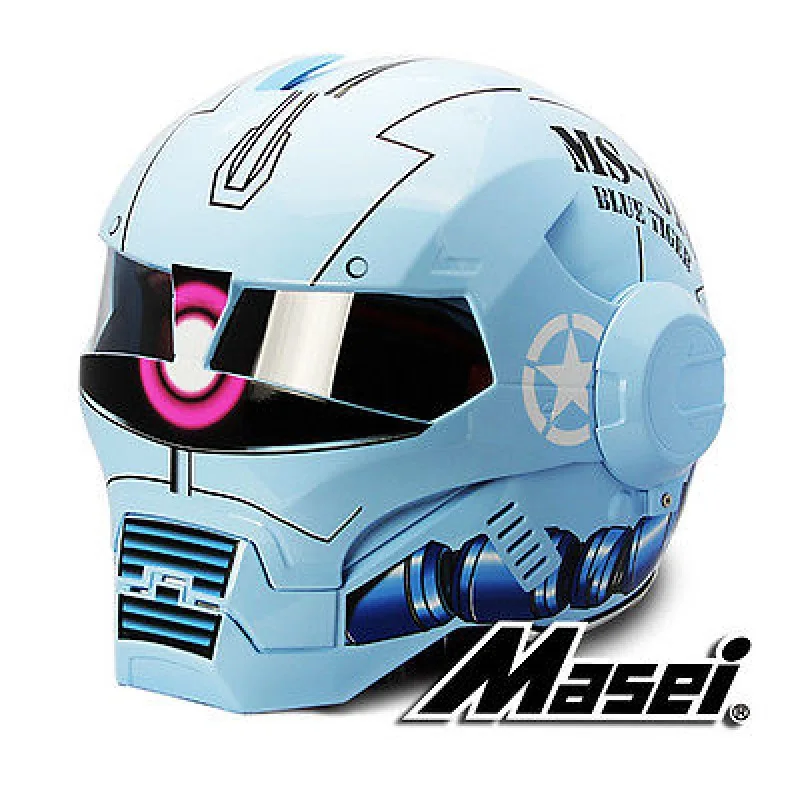 Шлем мотоциклетный MASEI 610 IRONMAN 14 цветов наполовину закрытый|ironman motorcycle helmet|face