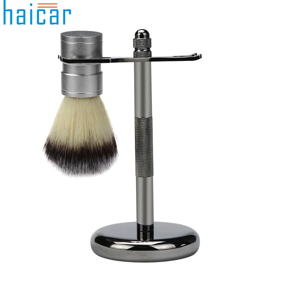 1pc Removable Shaving Stand Razor Brush Holder Stainless Steel Weighted Base New Arrival D26