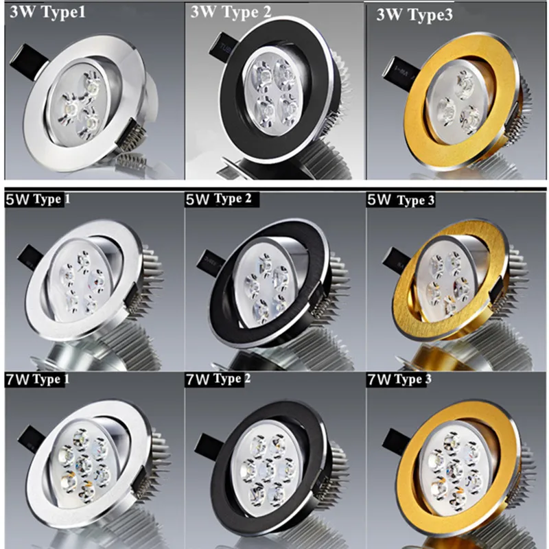 Downlights dbf cree 3 w 5 Usage : Industrial