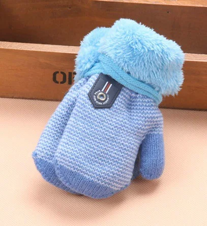 custom baby accessories 0-3 Years Baby Boys Girls Winter Knitted Gloves Warm Rope Full Finger Mittens Gloves for Children Toddler Kids Accessories KF960 born baby accessories	 Baby Accessories