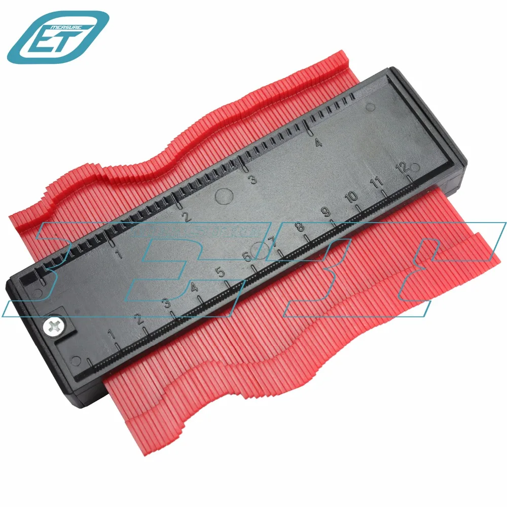 5" self lock Contour Gauge 10" Copy Gauge Ruler Metric Inch Marking Gauge Shape Duplicator Tiling Laminate Tiles Measuring Tool