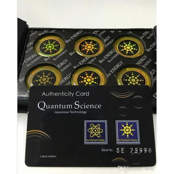 

3 boxes (18pcs) Scalar Quantum Shield Energy Sticker with Negative Ions Anti Radiation Protection from EMF Fusion Phone Sticker