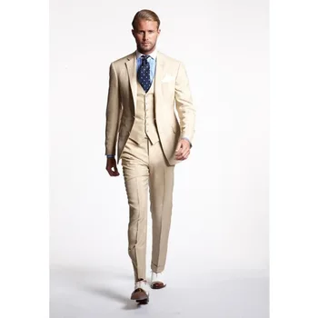 

Wedding Suits For Men New Men Fashion Designer Wedding Groom Tuxedo Dinner Suit Custom Made Tuxedos (jacket+pants+vest) Yh2121