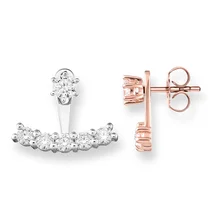 Arc CZ проложить уха Коты Серьги Новая мода Томас Стиль серьги-гвоздики 925 пробы Серебряные ювелирные изделия Ts серьги для Для женщин