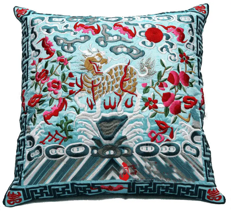 45*45 см оптовая продажа Lots4pcs Китайский Винтаж ручной работы Шелковый вышитая