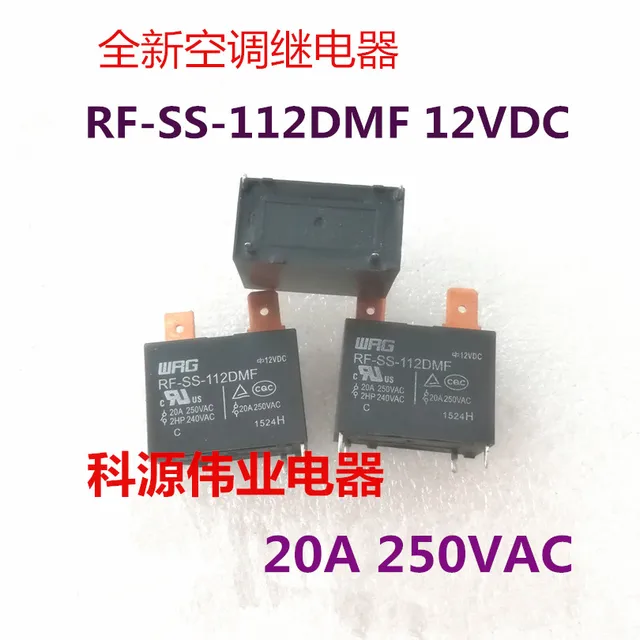 RF SS 112DMF 12VDC Relay 20A 250VAC RF SS 112DM-in Relays from Home ...