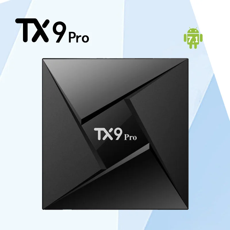 

TX9 Pro Smart TV Box Amlogic S912 Octa core Set-top Box Android 7.1 3GB 32GB Bluetooth 4.1 1000M LAN 4K HDMI Media Player PK TX3