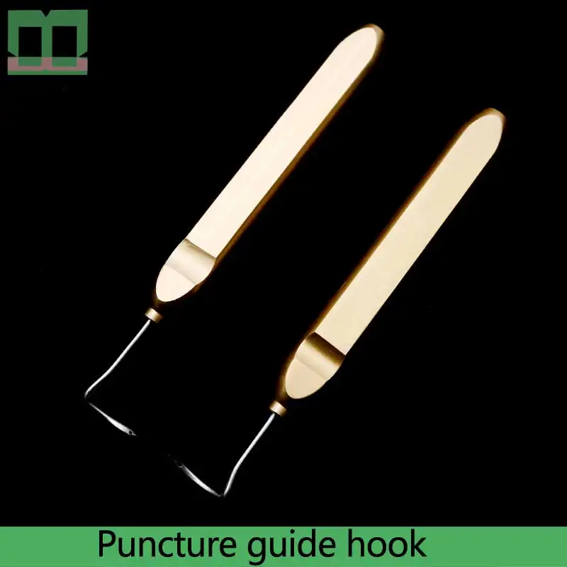 Puncture guide hook Cosmetic and plastic surgery instruments tools for skin lifting stainless steel Aureate handle | Красота и