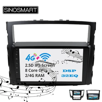 

Sinosmart Android 8.1 2Din IPS/QLED 2.5D screen car gps multimedia radio navigation player for Mitsubishi Pajero V97 2006-2017