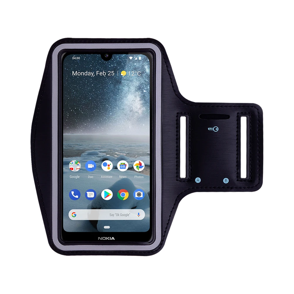 Gym Running Sports Workout Armband Phone Case Cover For Nokia 7.1