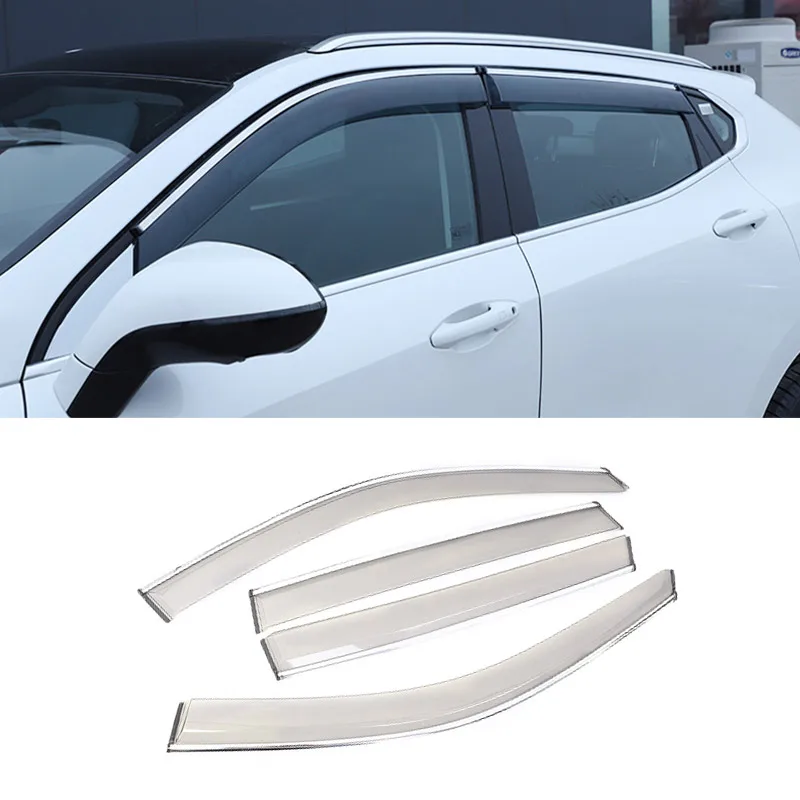 Hivotd For Haval F7 F7X Car Window Visor Sun Guard Protection Cover Parts Rain Deflectors Exterior Decoration Accessories