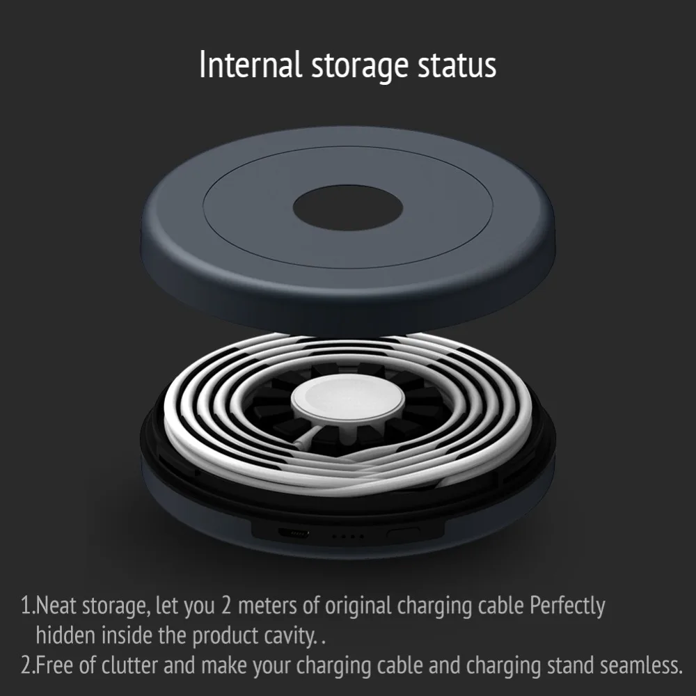 Wireless Charger Dock station poverbank for iPhone for Apple Watch,External Battery Support 2A Quick Charge,Portable Power Bank 9 Wireless Charger Dock station poverbank for iPhone for Apple Watch,External Battery Support 2A Quick Charge,Portable Power Bank 9