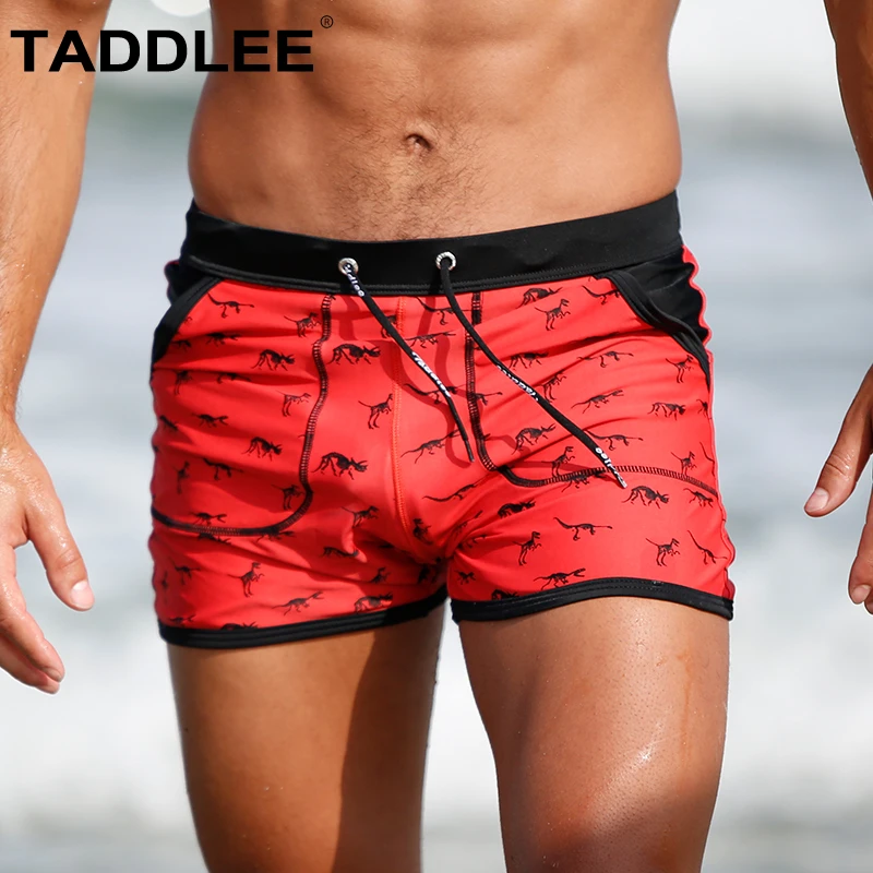 Taddlee Mens Swimwear Boxer Cut Swim Brief Bikini Trunks Board Shorts Swimsuits