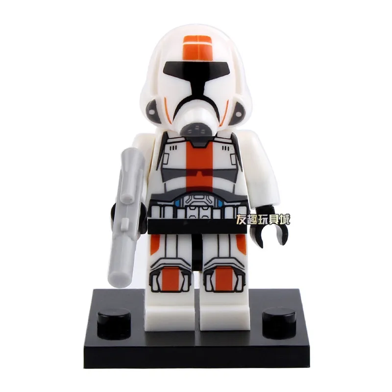 Beste Enkele Verkoop STAR WAR Storm Clone Troopers Scout Rogue Een Darth vader Leia Luke minifig Monteren Bouwstenen Kid Speelgoed