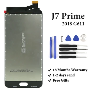 

For Samsung J7 Prime 2 2018 LCD Display G611 G611F/DS G611F Touch Screen With Backlight Digitizer single hole