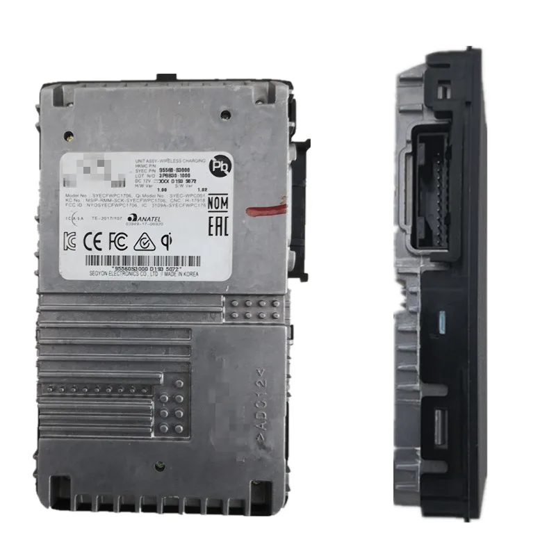Блок в сборе Беспроводная зарядка для 2018 2019 Hyundai santa fe USB зарядное устройство