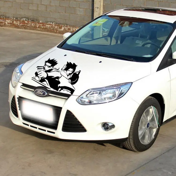 Naruto Dan Sasuke Aliauto Mobil Styling Aksesoris Lucu Mobil