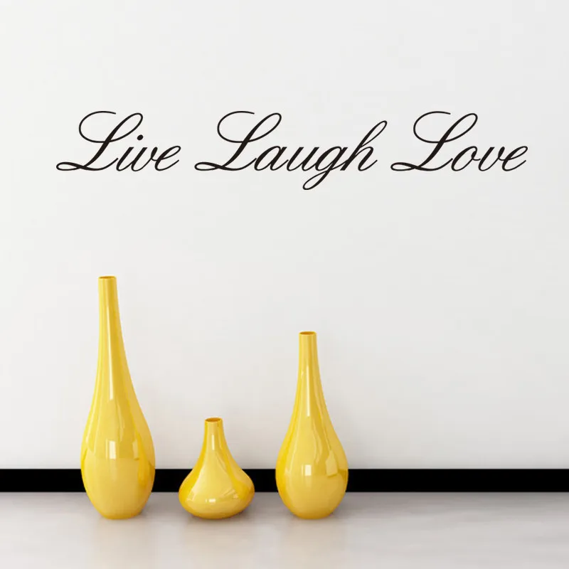 Live Laugh Love wall sticker