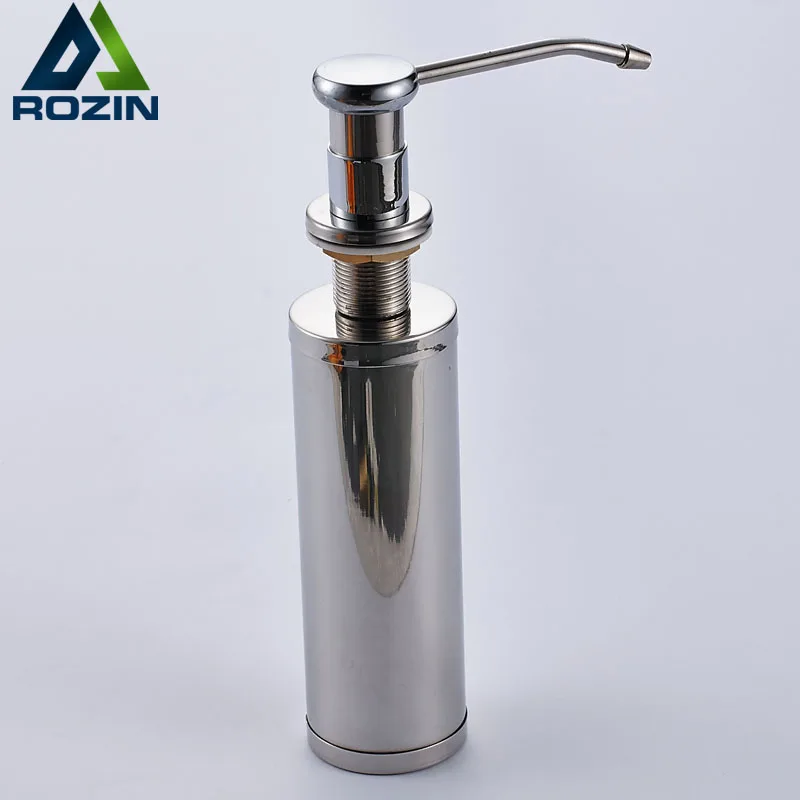 Image Cheaper Stainless Steel Liquid Soap Dispenser Brass Kitchen Soap Box Free Shipping