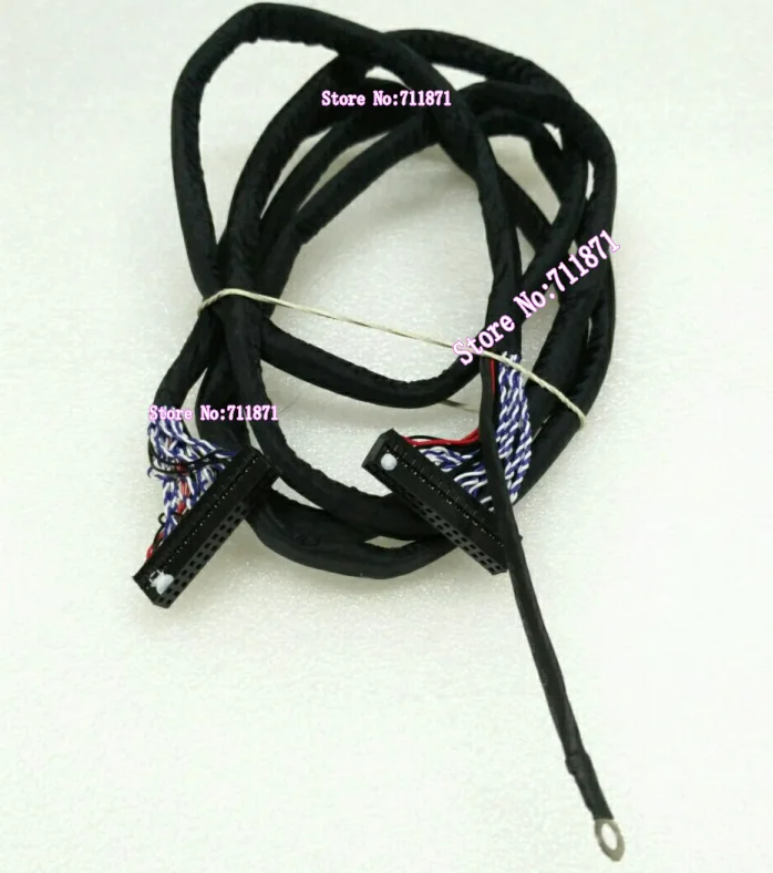 

150cm Type B 30P to 30Pin Female to Female Lcd Screen Cable line extension 30P LVDS Screen Cable Lengthen 30 Pin LVDS extend