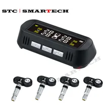 SMARTECH Solar Car tpms tire pressure monitoring system tire pressure sensor with LCD display With Temperature Warning USB TPMS SMARTECH Solar Car tpms tire pressure monitoring system tire pressure sensor with LCD display With Temperature Warning USB TPMS
