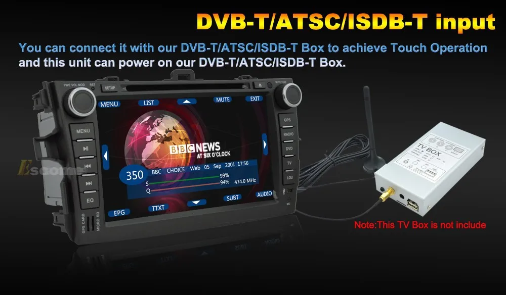 Excellent MTK3360 Car DVD Player For Toyota Corolla 2006 2007 2008 2009 2010 2011 with 800MHz CPU Dual Core Bluetooth Radio GPS Navigation 5 Excellent MTK3360 Car DVD Player For Toyota Corolla 2006 2007 2008 2009 2010 2011 with 800MHz CPU Dual Core Bluetooth Radio GPS Navigation 5