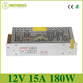 

12V 15A led Regulated Switching Power Supply For LED Light Strip AC 110-240V Input to DC 12V