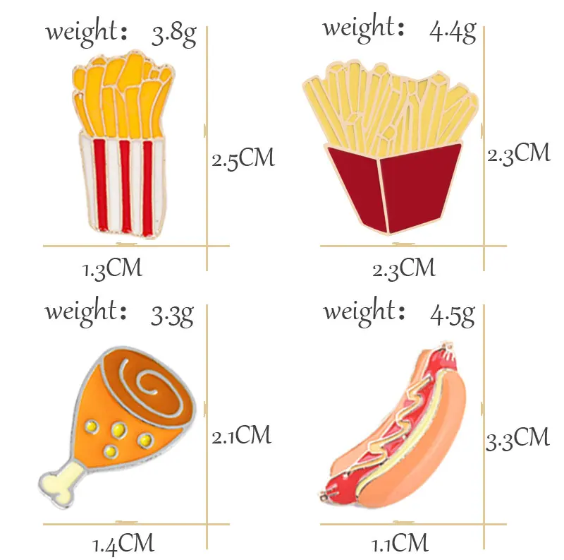 13 стилей, брошь для закусок, бургер, пицца, курица, напитки, кофе, попкорн, картофель, фри, хот-дог, эмалированные булавки, пищевая Брошь для женщин, ювелирные изделия