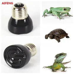 Aifeng E27 25 Вт 50 Вт 75 Вт 100 Вт Мини Инфракрасный Керамика излучатель тепло свет лампы 220 В 230 В 240 В черепаха для рептилий Pet питомнике