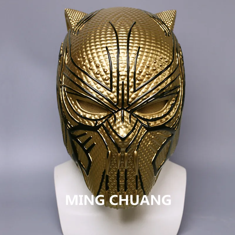 

Avengers Infinity War Black Panther Cosplay 1:1 (LIFE SIZE) Helmet Rameet Chawla Mask Props Toe Box Action Figure Toy Z43