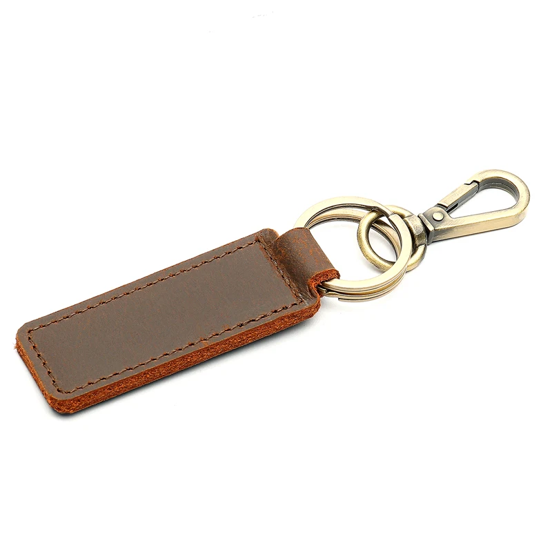 MVA брелок ручной работы кожаный брелок для ключей чехол для ключей авто брелок для женщин мужские аксессуары унисекс прочные подарки - Цвет: 9086F3coffee