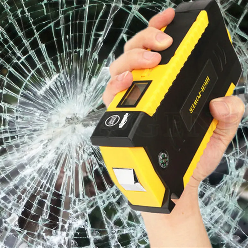 Starting Device Car Jump Starter 16000mAh Emergency Power Bank 12V Portable Car Charger For Battery Diesel Petrol Booster Buster