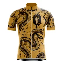 Jersey RUNCHITA summer Dragon pattern bike short sleeve cycling jersey go pro mtb jersey shirt tricota ciclismo para hombre